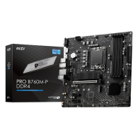 MSI Płyta główna PRO B760M-P DDR4 s1700 4DDR4 DP/HDMI 2M.2 mATX - 1243707 - zdjęcie 1